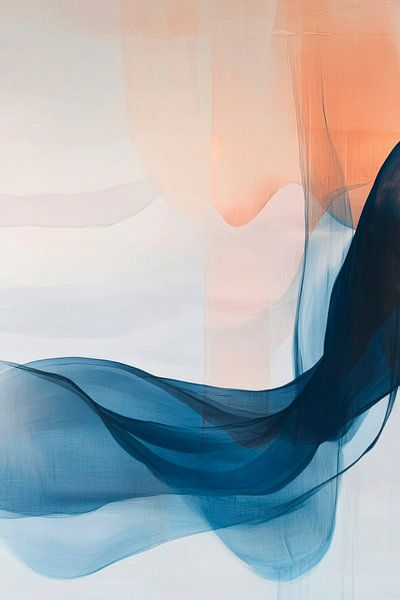 Farbenspiel Blau von Poster Art Shop