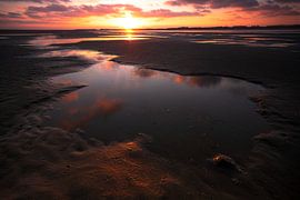 Sunset Terschelling by Jan Linskens