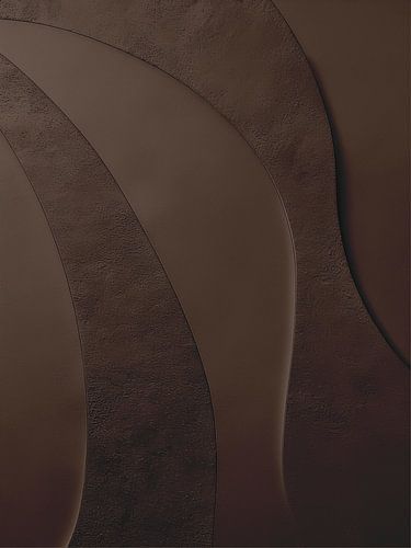 Relief art: Pure Espresso (Flexa Wood Clay Shades)