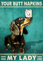 Je Kont Servetten Mijn Dame Hond