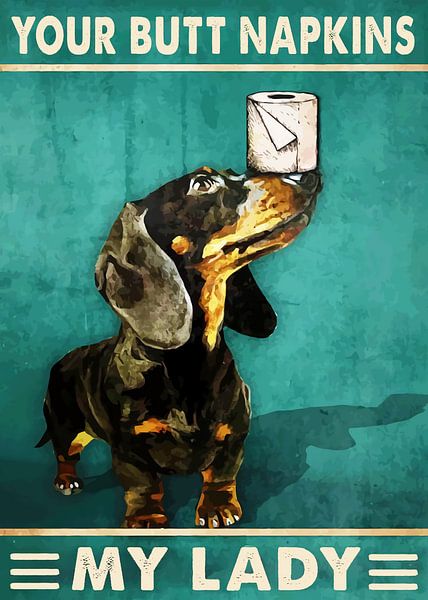 Je Kont Servetten Mijn Dame Hond van Christopher Deitch