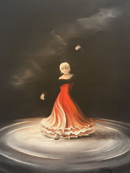 Flamenco dancer 2 - Spain by Edeltraut K. Schlichting