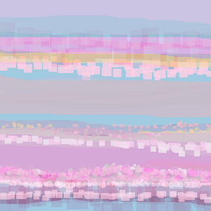 geometrische Landschaft mit Rechtecken und Kreisen 4
