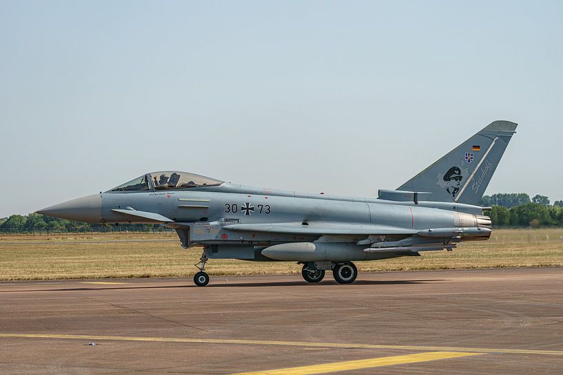 German Eurofighter Typhoon from TLG 73 &quot;Steinhoff&quot;. by Jaap van den Berg