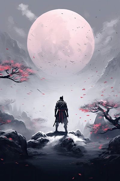 Samurai scenery and adventure by Digitale Schilderijen
