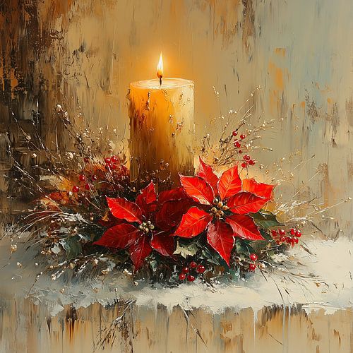 Kerstster | Rode Bloem