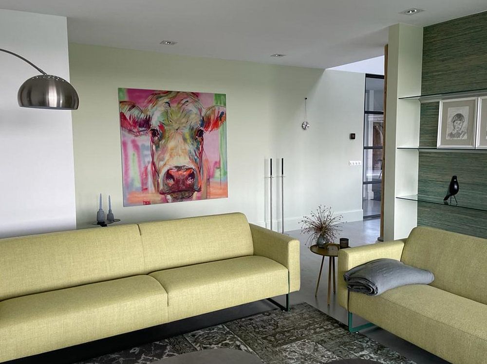 Kuh (Porträt XIII) von Gemälde Liesbeth Serlie