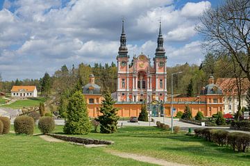 Bedevaartskerk Swieta Lipka of Heiligelinde,Warmia-Masurië van Peter Eckert