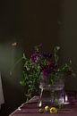Stilleben 'Mit violetten Blumen vom Feld von Willy Sengers Miniaturansicht