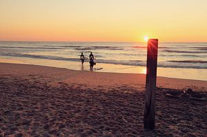 sunset @ the Beach van LHJB Photography