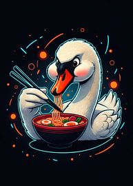 Der elegante Schwan – Ruhe an der Oberfläche, leichtes Chaos darunter