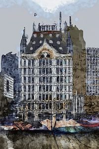 Witte Huis Rotterdam schilderij van Anton de Zeeuw