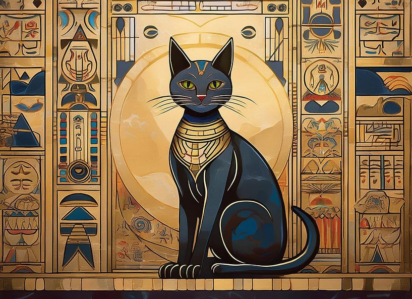 Egyptian cat by Digital Art Studio