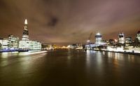 The Thames at Night van Jan Kranendonk thumbnail