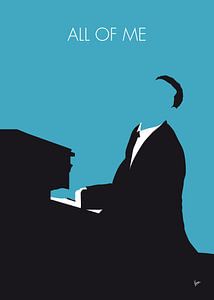 No255 MY John Legend Minimal Music poster sur Chungkong Art