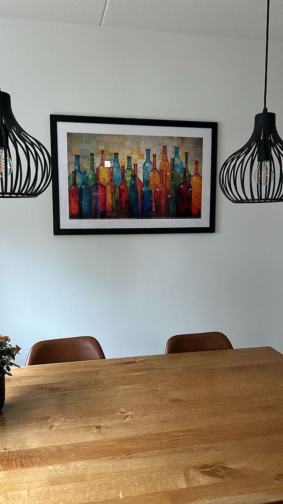 Flessen abstract  van Imagine 