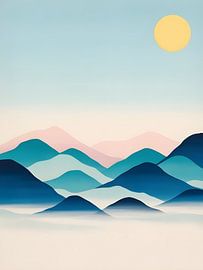 Gelassene Berglandschaft von Artistic