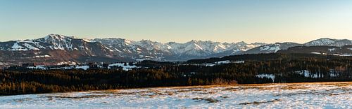 Zonsondergang over de Allgäu