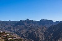 View over the impressive mountains of Gran Canaria