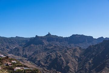 View over the impressive mountains of Gran Canaria by Peter Baier