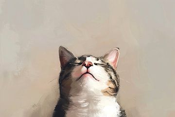 Cat by Wonderful Art