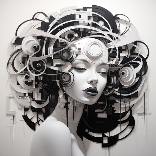 Moderne vrouw artistiek/modern