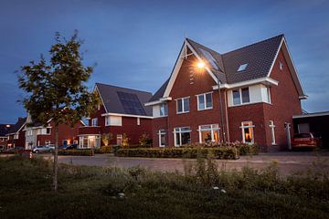 Red Houses Geerpark Night by Zwoele Plaatjes