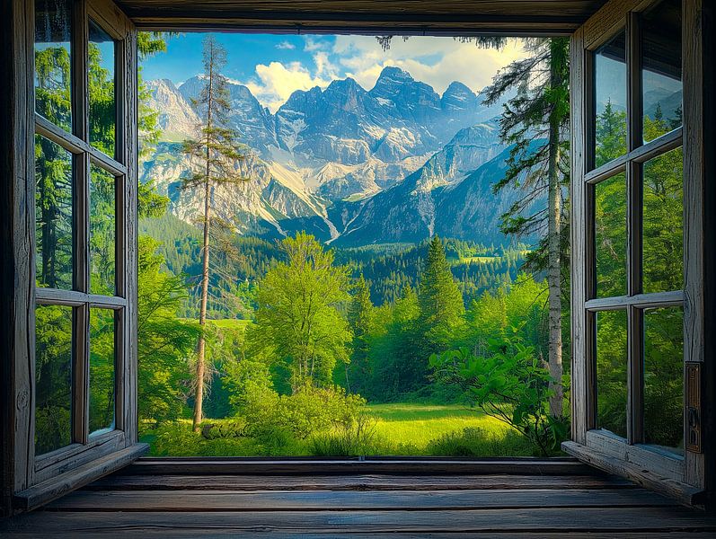 Ausblicke vom Haus oder durch den natürlichen Rahmen nach draußen von Egon Zitter
