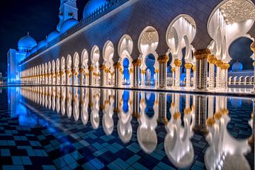 Sjeik Zayed Grote Moskee Abu Dhabi van Achim Thomae Photography
