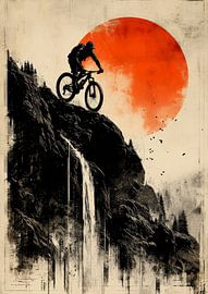 Défier la gravité : Le saut de courage d'un vététiste sur Jaudat Efendi