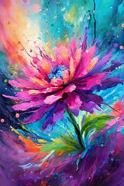 Colourful flower, A delight to the eye by Evert Schiphuis