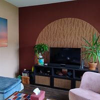 Photo de nos clients: Lever de soleil coloré aux Pays-Bas - Impression abstraite de bleu, rose et orange par Raisa Zwart Tirages photographiques de voyage, sur ArtFrame