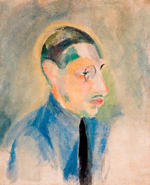 Porträt von Igor Stravinsky von Robert Delaunay van Peter Balan