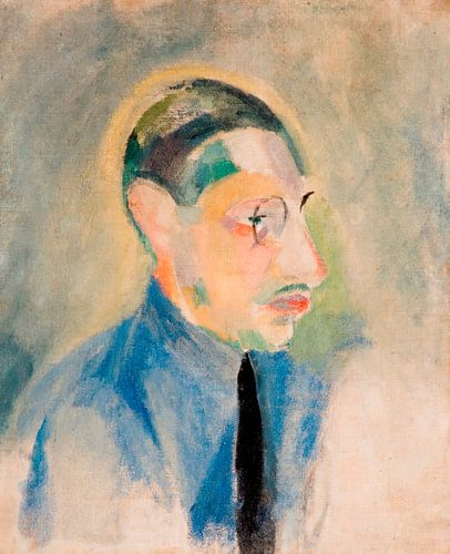 Porträt von Igor Stravinsky von Robert Delaunay