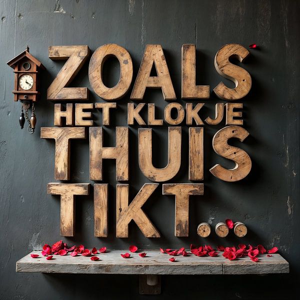 Zoals het Klokje Thuis tikt van The Nudes Gallery