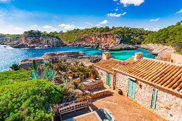 Beautiful sea view at the coastline of Cala S'Almunia by Alex Winter