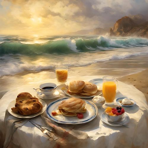 Frühstück am Strand