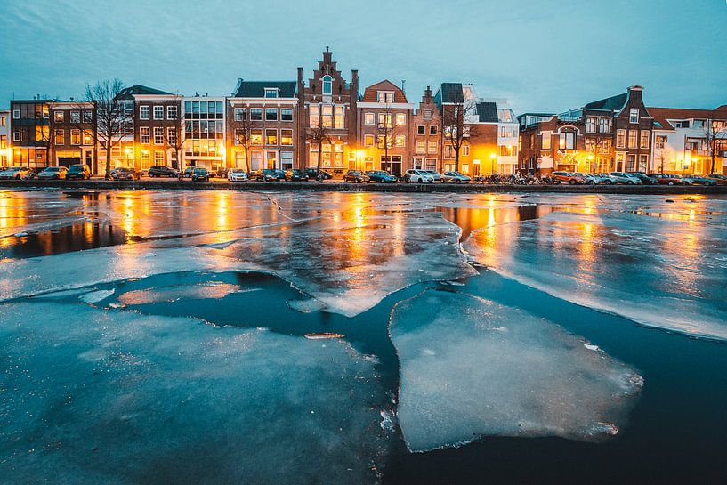 Haarlem, een winters tafereel van Brian Sweet
