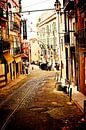 Straße in Lissabon von Ruud Lobbes Miniaturansicht