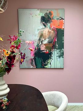 Kundenfoto: Figuratives Porträt, modern und abstrakt von Carla Van Iersel