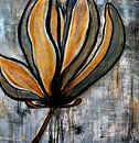 magnolia bloem  van Femke van der Tak (fem-paintings) thumbnail