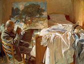 Ein Künstler in seinem Studio, John Singer Sargent von Meisterhafte Meister Miniaturansicht