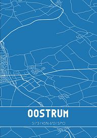 Plan d'ensemble | Carte | Oostrum (Limbourg) sur Affiches de lieux