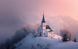 Winterliche Berglandschaft