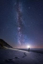 Night on the Beach by Jeroen Lagerwerf