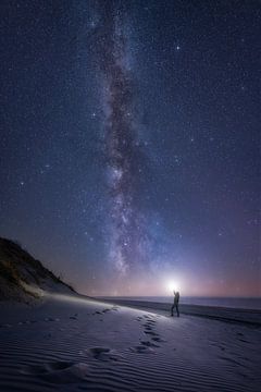 Night on the Beach van Jeroen Lagerwerf