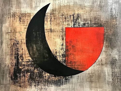 lune noire | Crescent Meets Block