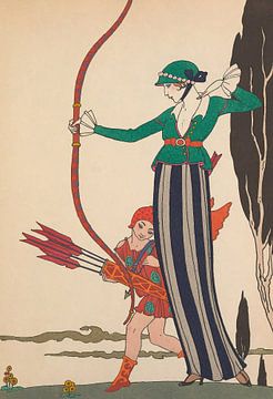 George Barbier – L’Arc Rouge (1914) von Peter Balan