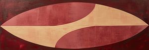 Abstraktes minimalistisches Kunstwerk