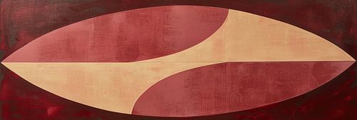 Œuvre d'art minimaliste abstraite